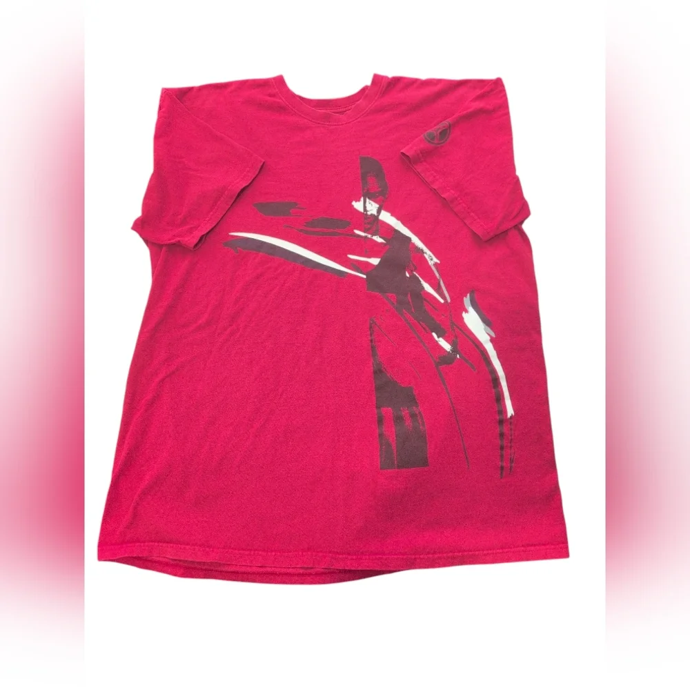 Nike Air Jordan Tshirt Men's‎ XXL Red Graphic Basketball